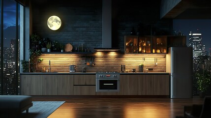 Affordable modern kitchen designs featuring sleek countertops and elegant style picture
