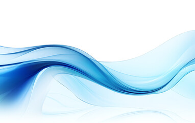 A smooth abstract wave design in shades of blue and white, perfect for backgrounds, wallpapers, and creative projects.
