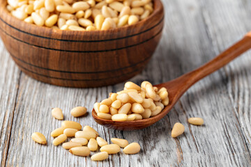 Roasted pine nuts