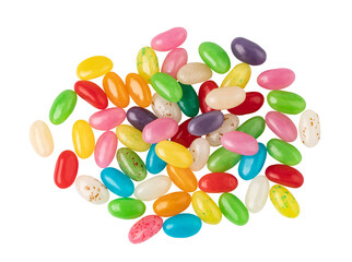 colorful fruit hard candy isolated. png file