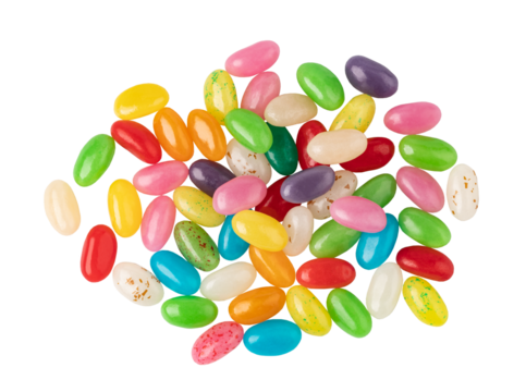 colorful fruit hard candy isolated. png file