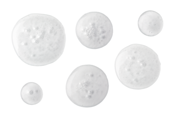 Drops of cosmetic serum isolated. png file