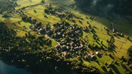 Aerial photography. Wallpaper background high quality photo.