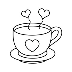 A warm cup of tea infused with love and comfort