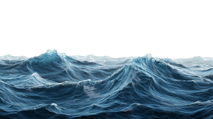 Obraz premium Sea isolated on transparent background