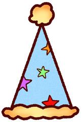 Illustration of party hats, birthday, new year, Christmas and etc.