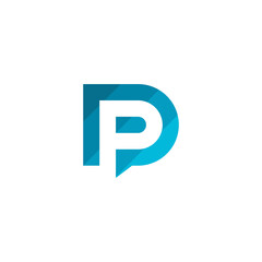 Letter P Logo design vector template