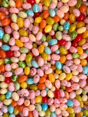Jelly beans. Sweet food background