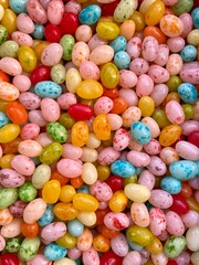 Jelly beans. Sweet food background