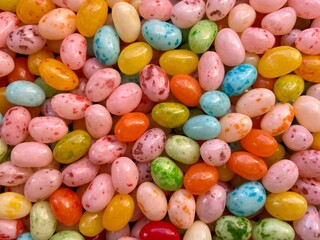 Jelly beans. Sweet food background