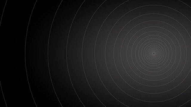 black background with wave lines on the right.  4K Loopable echo footage