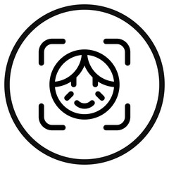 Editable grandparent face vector icon. Part of a big icon set family. Perfect for web and app interfaces, presentations, infographics, etc