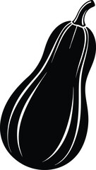 Squash silhouette icon vector illustration on black and white.