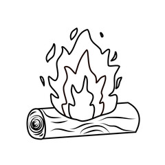 Bonfire doodle