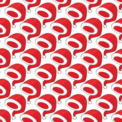 Christmas background. Seamless pattern in hand draw style