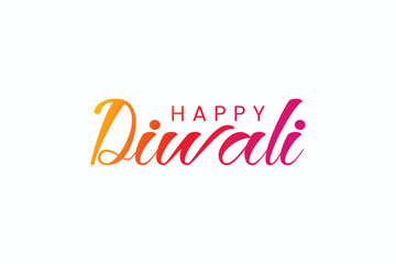Happy Diwali text vector art, Happy Diwali text design, Happy Diwali cursive font design, Diwali Festival vector, Deepavali design