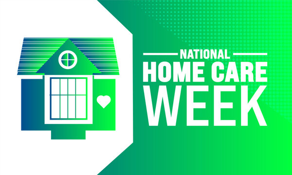 November is National Home Care and Hospice Month background template. Holiday concept. suitable for placard, background,Greeting Card, Poster design template with text inscription, standard Social Med