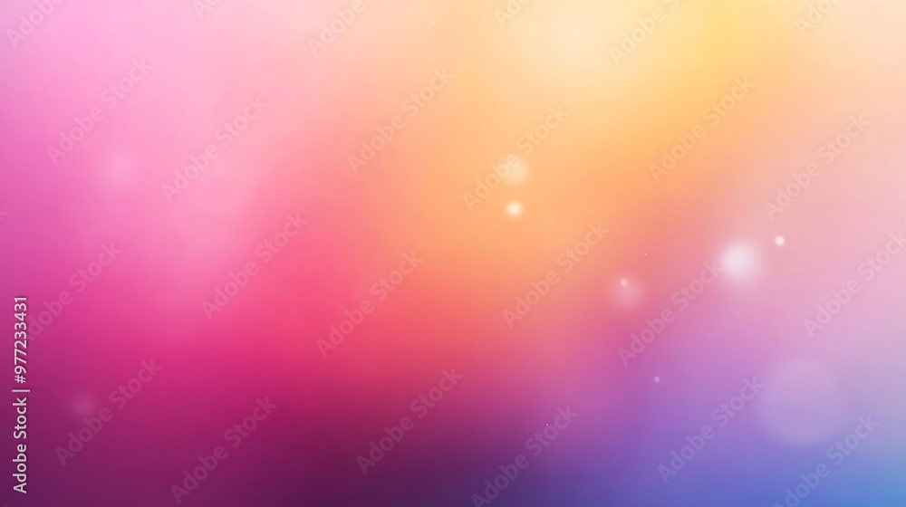 Poster a vibrant abstract background showcasing a blend of soft colors and light bokeh, perfect for artisti