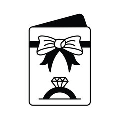 A beautifully designed card inviting someone to a special love filled event