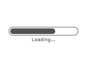 Collection Loading bar status icon. Vector illustration. Set of vector loaded icons. Download progress. Donload or Upload.