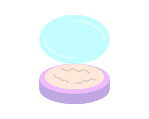 Beauty, Body Care and Cosmetics. Vector Linear Flat Icons and Design Elements