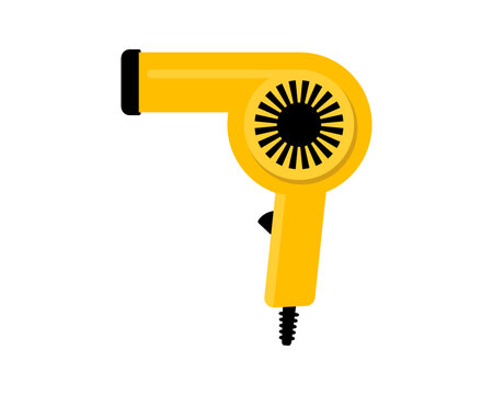 recommend clip art: Hair dryer Line Icon fashion hairdryer of hairdresser to blow-dry and electric hair-dryer blower. Barber styling appliance. Vector cartoon illustration