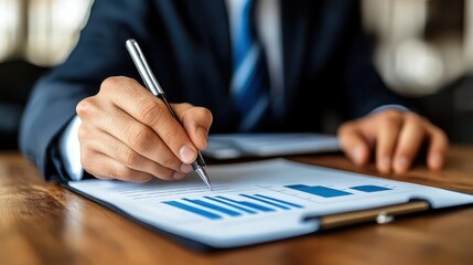 aerial view business data analysis graph