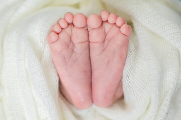 newborn baby feet