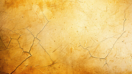 A textured background featuring a cracked, golden surface, ideal for design and art projects that require a warm, rustic touch.