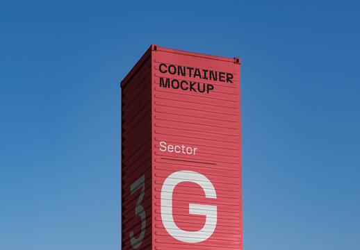 Vertical Container Mockup