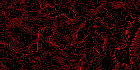 Abstract topographic map background. Topographic map lines contour background. 
