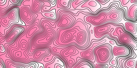 Abstract topographic map background. Topographic map lines contour background. 