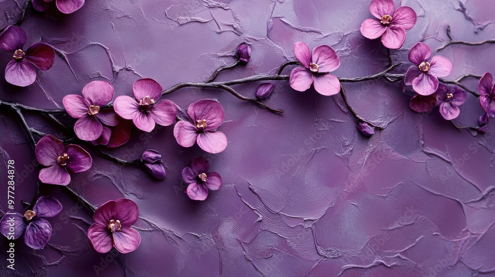 Poster create 10 prompts for stock photos related to purple background with texture with 100 250 characters