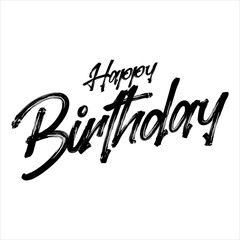 Happy Birthday Typography