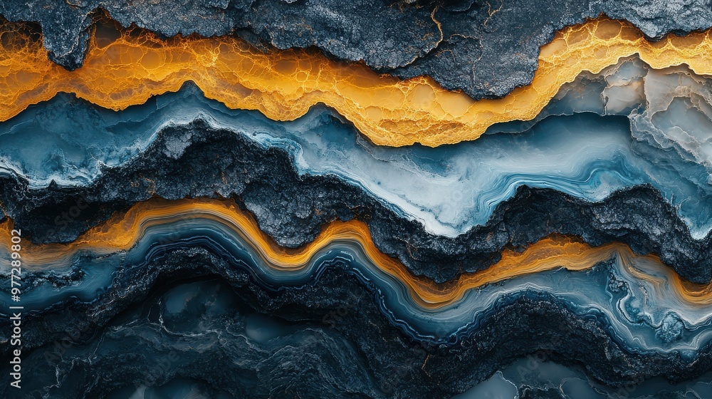 Poster layered abstract textures with soft edges and blended colors for a sophisticated visual effect.