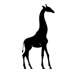 giraffe silhouette vector