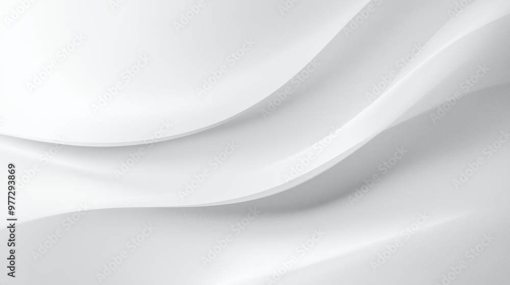 Poster a white background with a wave pattern