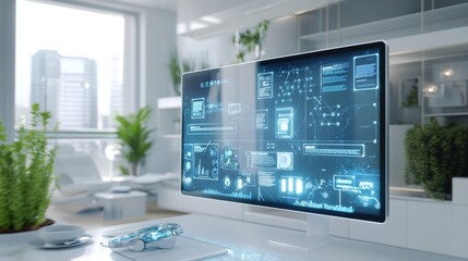 Smart homes displaying live election updates through IoT-connected appliances