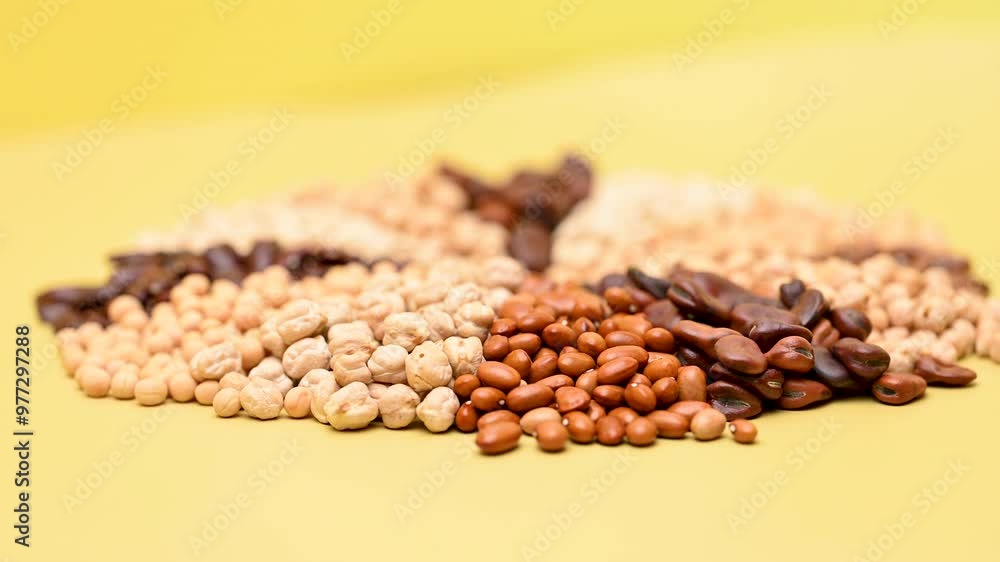 Sticker mix of dry beans