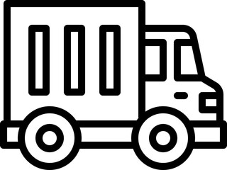 Truck delivery icon