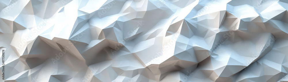 Poster abstract geometric pattern with light and shadow play on a textured surface. modern art with white a