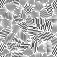 seamless vector monochrome pattern of striped elements to fill a plane of any shape