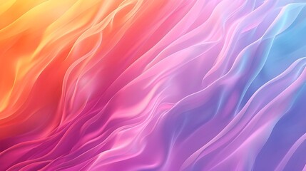 Obraz premium Abstract colorful wavy background with gradient of orange, red, pink, purple and blue colors