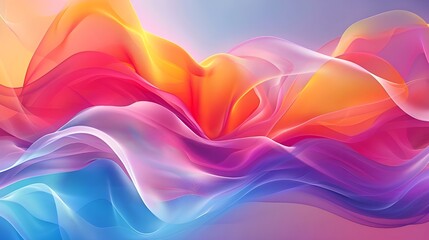 Fototapeta premium Abstract Fluid Art: A mesmerizing swirl of vibrant colors, evoking a sense of movement and energy. The abstract design, featuring a captivating blend of blues, reds, and yellows.