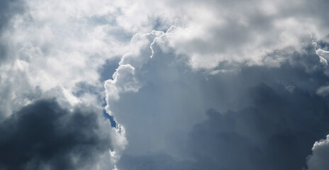 Big gray cloud in the sky
