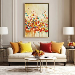 Abstract Painting Living Room.