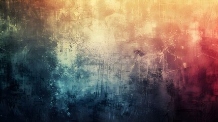 Dramatic textured background with vibrant red, orange, yellow, and blue hues, perfect for moody and artistic designs.