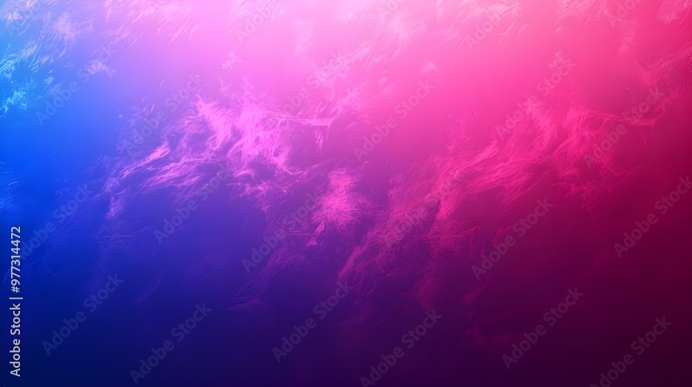 Poster a vibrant abstract background with a gradient transition from blue to pink