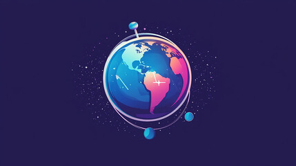 World Anaesthesia Day Logo Design illustration