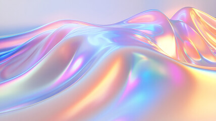 Abstract rainbow white background design, 3d rendering	